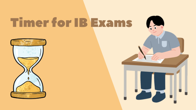 Special Timer for IB Exams System