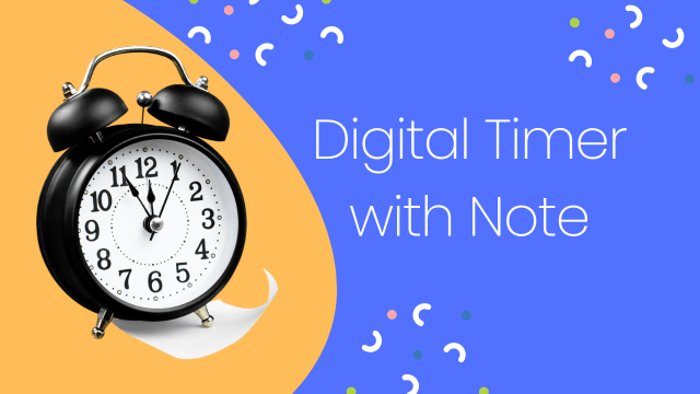 Customized Digital Timer